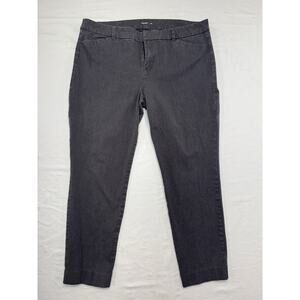Old Navy Pixie Dark Gray Chino Pants Women Size 16